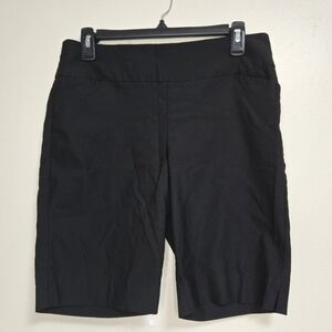Cato Est.1946 Womens Black Stretch Contemporary Bermuda Shorts Size 10